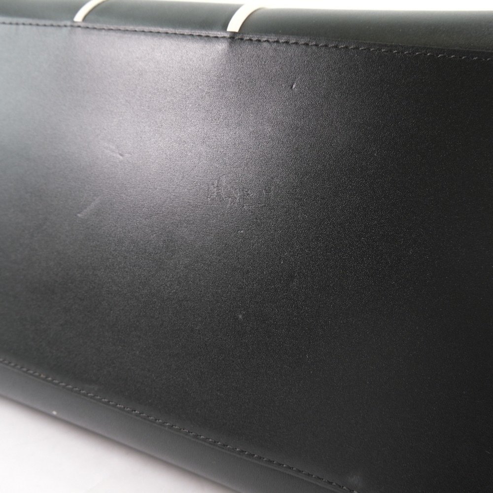 Delvaux Brillant Large/Brillant GM 2WAY Shoulder Calf Black/White Ladies Hand... - Picture 7 of 13